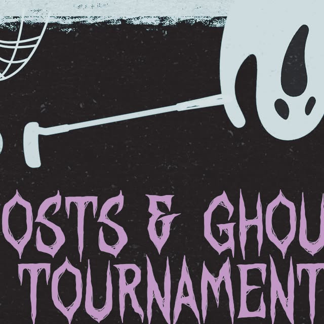 Flyer for Ghosts & Ghouls Golf Tournament