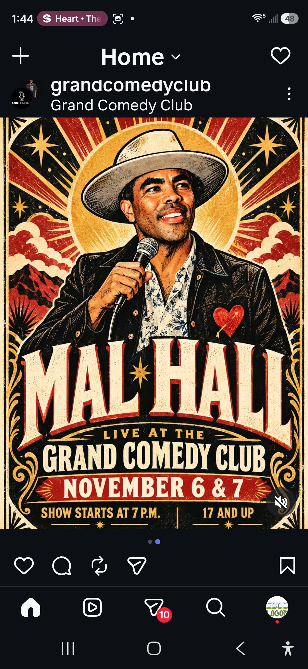 Volante de Mal Hall en vivo
