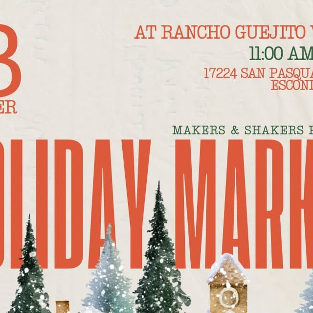 Volante de Makers & Shakers Holiday Market