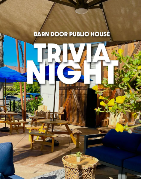 Volante de Trivia Night Barn Door Public House