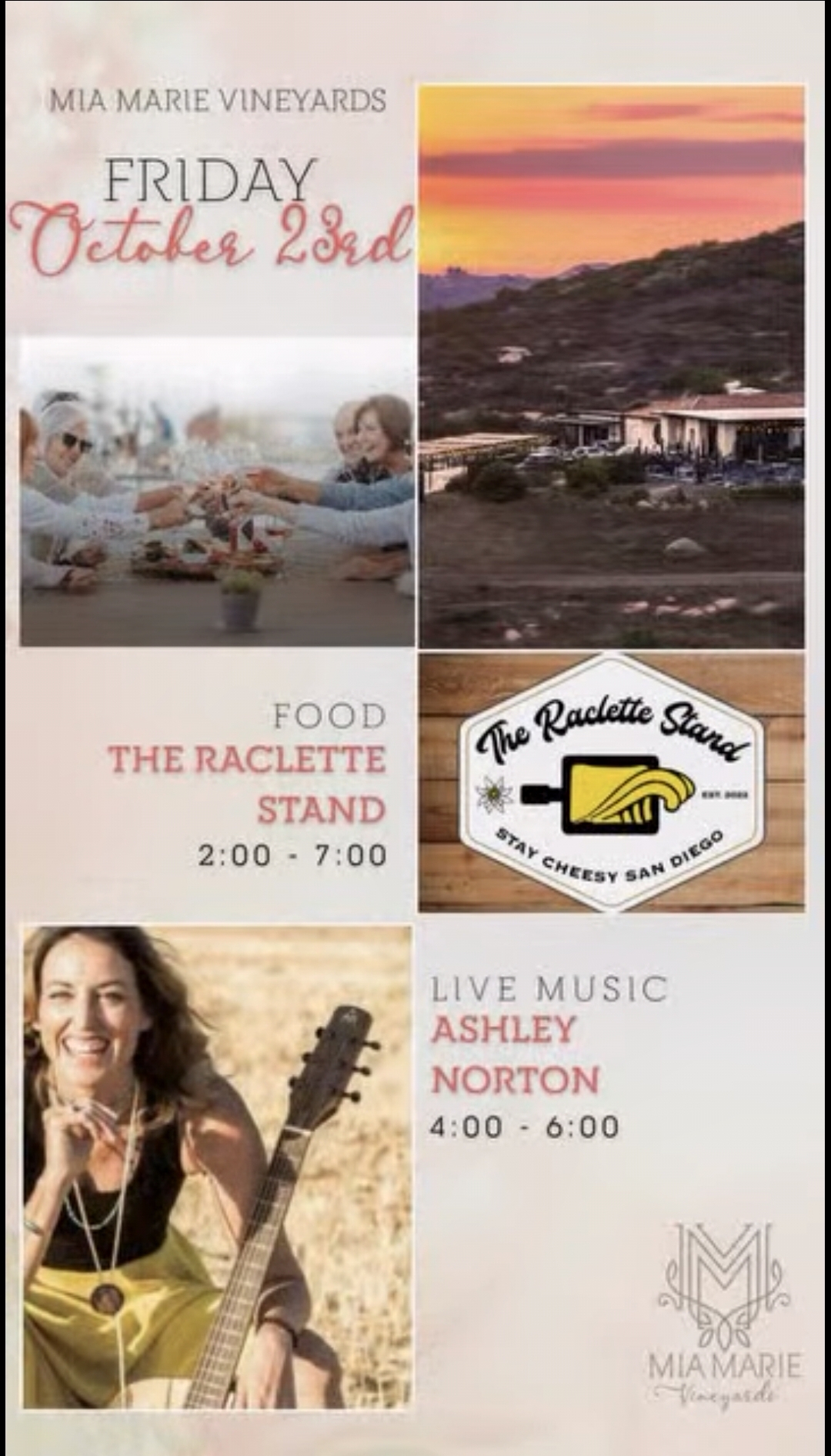 Flyer for Ashley Norton - Live Music