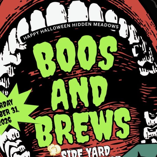 Volante de Fiesta de disfraces de Halloween de Boos and Brews