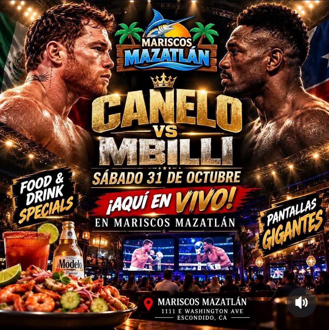 Volante de Fiesta para ver la pelea Canelo vs Mbilli