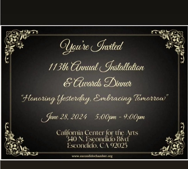 113th Annual Installation & Awards Dinner – Chamber of Commerce