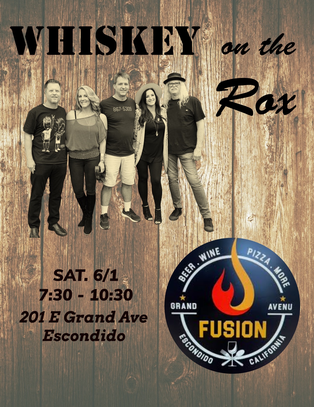 Live Music Whiskey on the Rox – Fusion