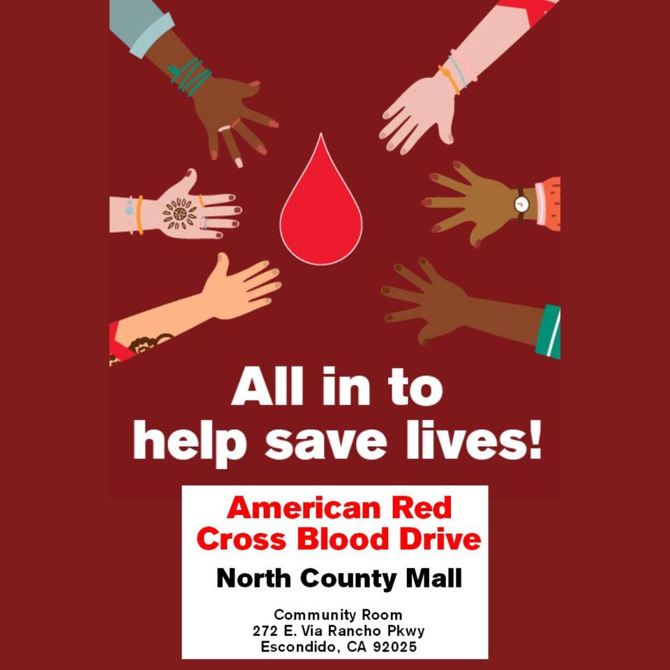 American Red Cross Blood Drive North County Mall
