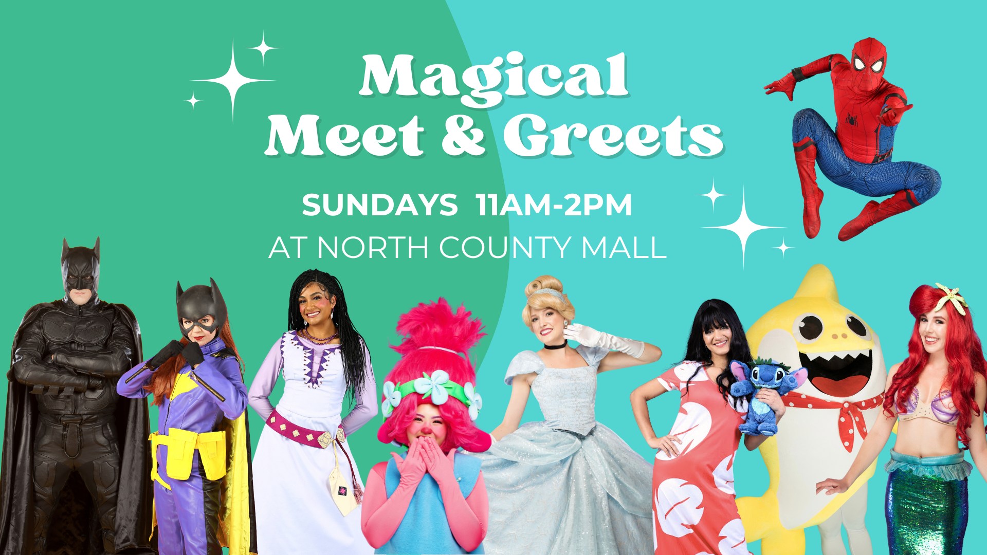 Sunday Funday x Magical Meet and Greets North County Mall