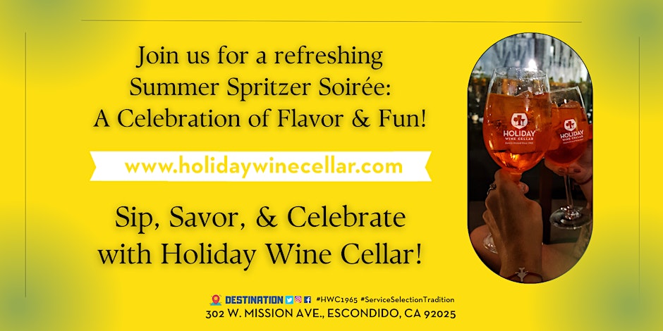 Summer Spritzer Soirée: A Celebration of Flavor and Fun! – Holiday Wine Cellar