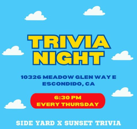 Trivia – Side Yard Public House