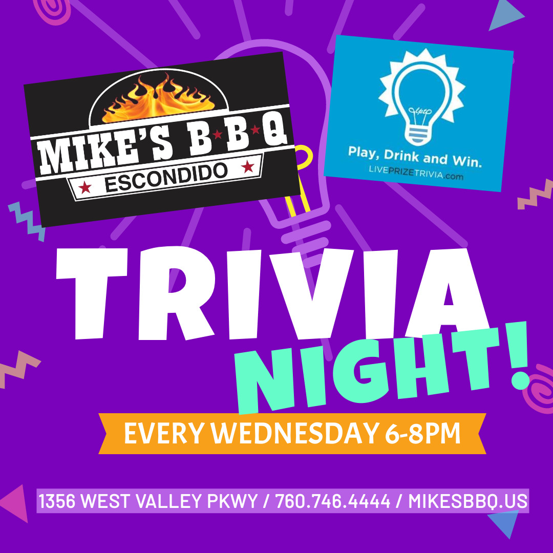 Trivia Night – Mike’s BBQ