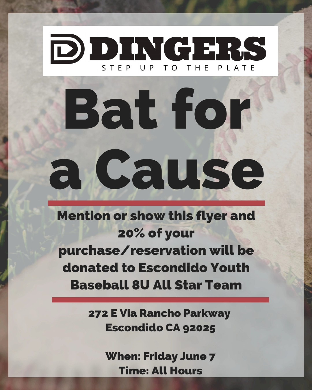 Bat for a Cause – Dingers