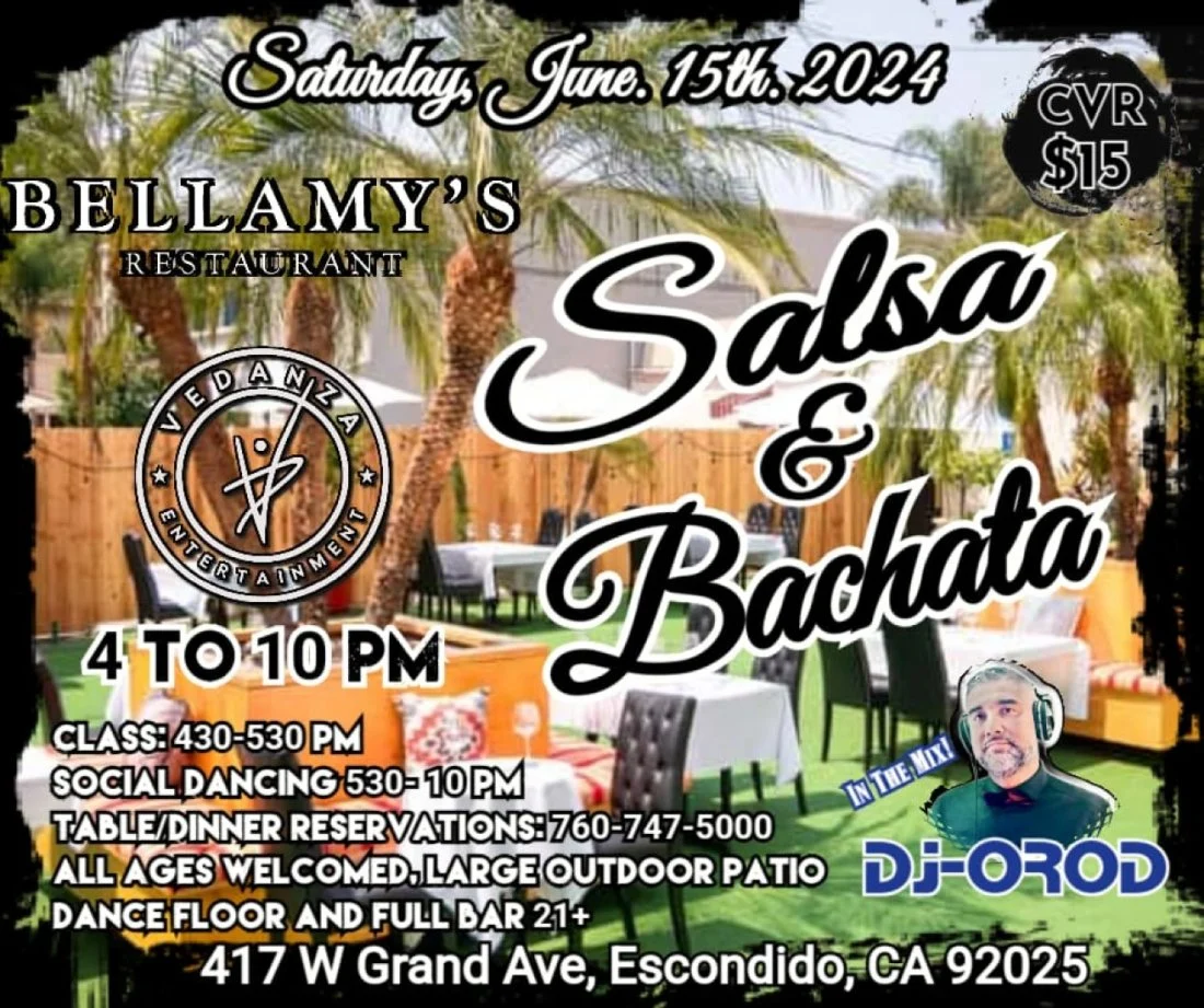 Salsa & Bachata Lesson and Dancing – Bellamy’s
