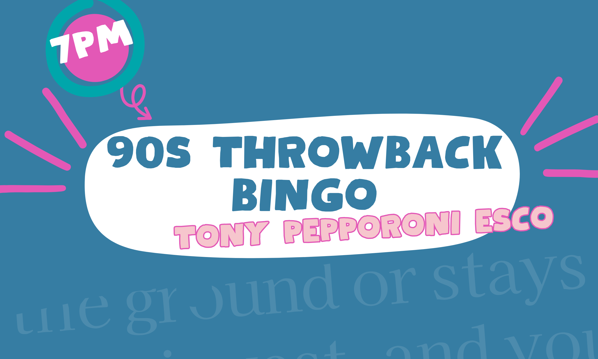 Bingo Remixed 90s Throwback Bingo: A Decade of Hits – Tony Pepperoni