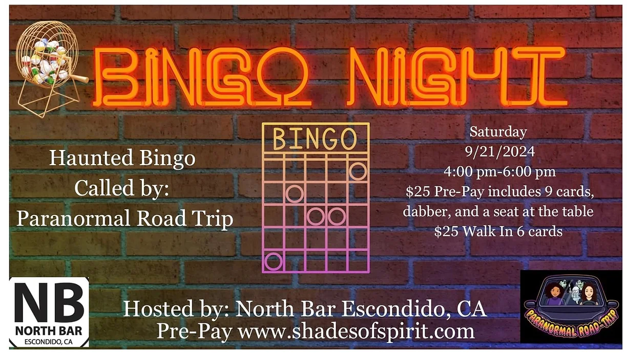 Haunted Bingo – The North Bar