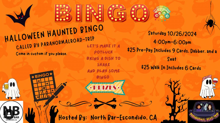 Haunted Bingo – The North Bar